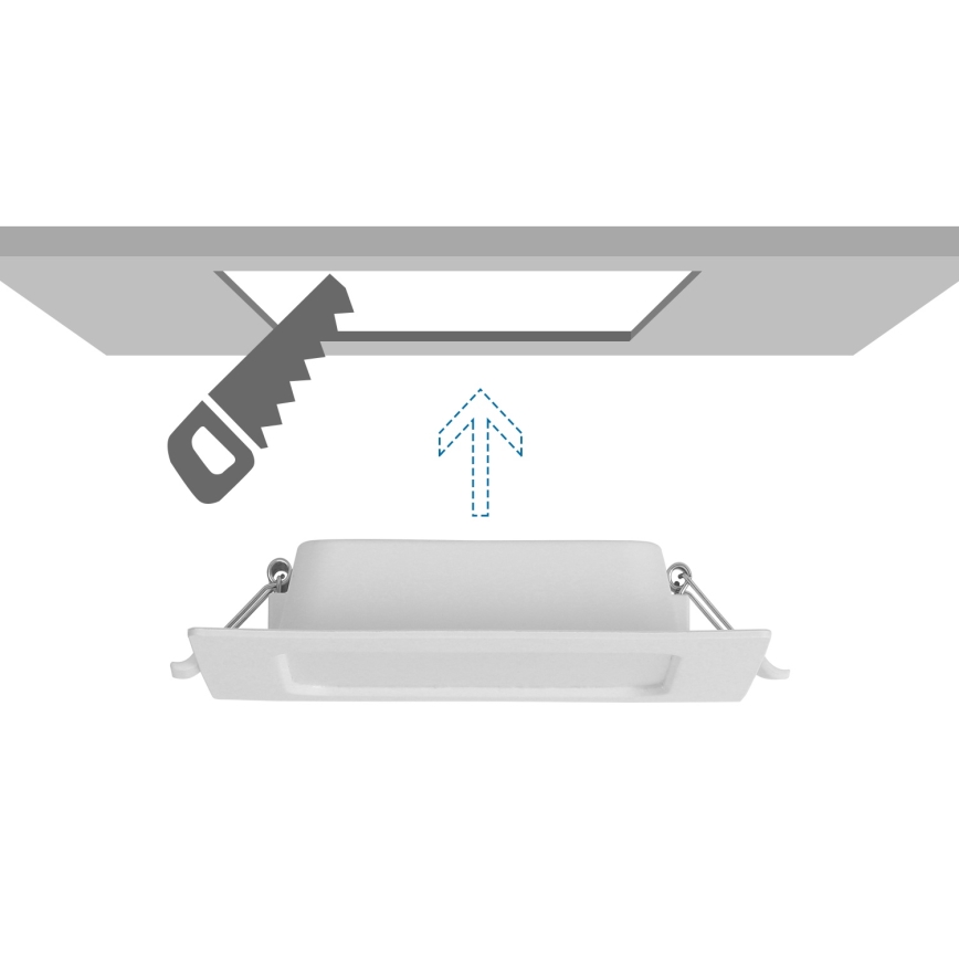 Aigostar - LED Stropné svietidlo LED/6W/230V 6500K 12x12 cm biele