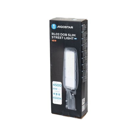 Aigostar - LED uličné svietidlo SLIM LED/50W/230V 6500K IP65