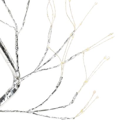 Aigostar - LED Vianočná dekorácia 108xLED/3xAA/8 funkcií 45cm teplá biela