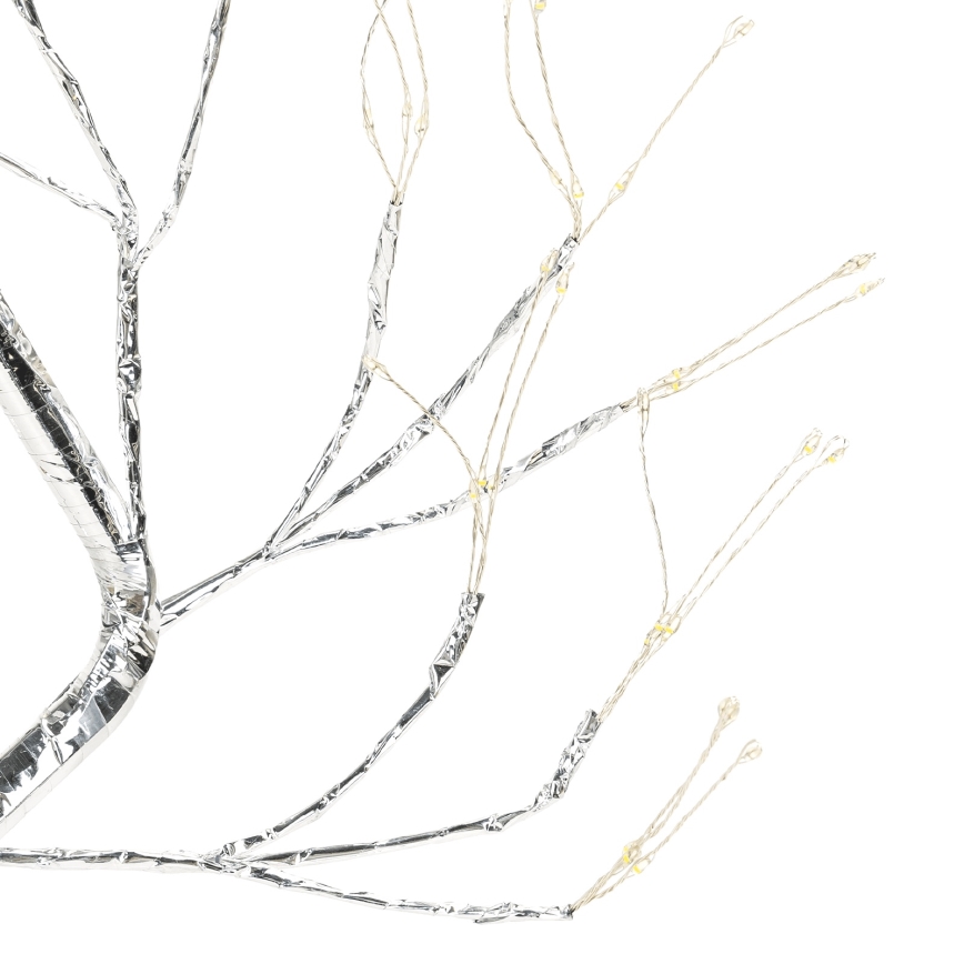 Aigostar - LED Vianočná dekorácia 108xLED/3xAA/8 funkcií 45cm teplá biela