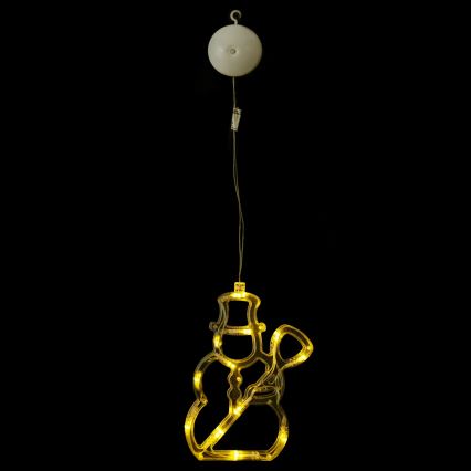 Aigostar - LED Vianočná dekorácia 10xLED/3xAAA snehuliak 20,5 cm