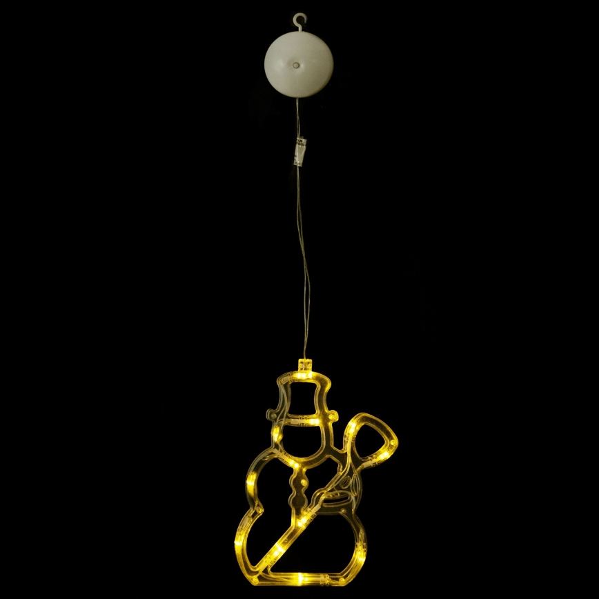 Aigostar - LED Vianočná dekorácia 10xLED/3xAAA snehuliak 20,5 cm