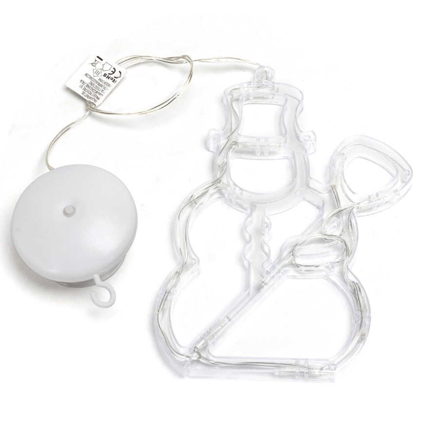 Aigostar - LED Vianočná dekorácia 10xLED/3xAAA snehuliak 20,5 cm