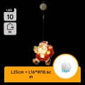 Aigostar - LED Vianočná dekorácia LED/3xAAA Santa 20cm