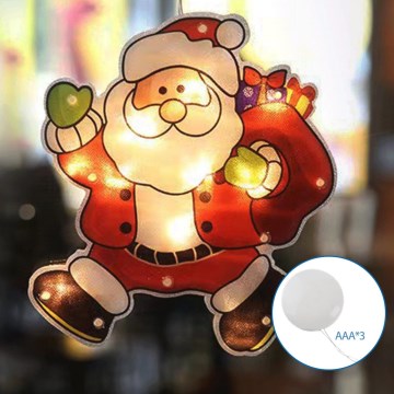 Aigostar - LED Vianočná dekorácia LED/3xAAA Santa 20cm