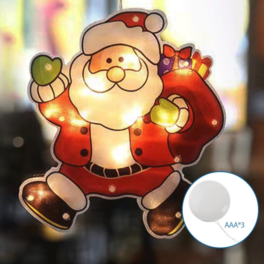 Aigostar - LED Vianočná dekorácia LED/3xAAA Santa 20cm