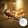 Aigostar - LED Vianočná dekorácia LED/3xAAA Santa so sobami 13,4cm