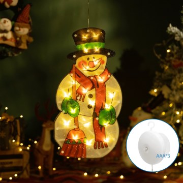 Aigostar - LED Vianočná dekorácia LED/3xAAA snehuliak 25cm