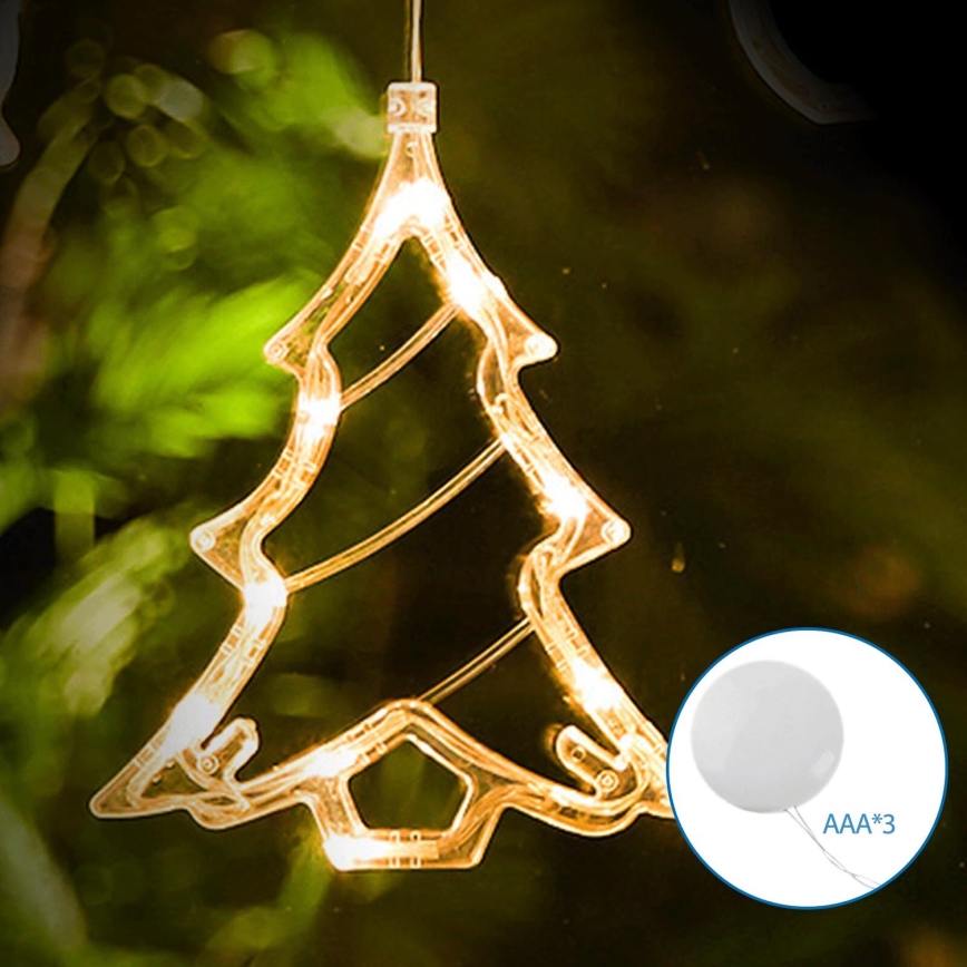 Aigostar - LED Vianočná dekorácia LED/3xAAA stromček 20cm