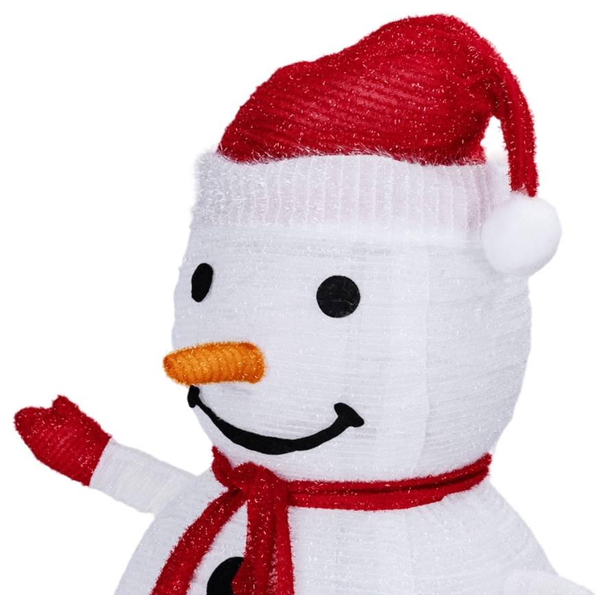 Aigostar - LED vianočná vonkajšia dekorácia 50xLED/3xAA 0,7m IP44 snehuliak + diaľkové ovládanie