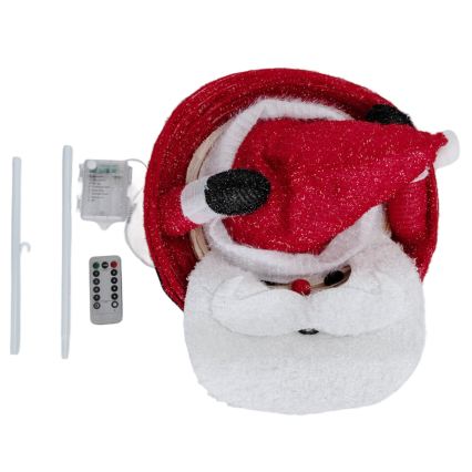 Aigostar - LED vianočná vonkajšia dekorácia 50xLED/3xAA 0,7m IP44 studené svetlo Santa Claus