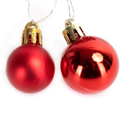 Aigostar - LED Vianočný reťaz 20xLED/3xAA 2m teplá biela