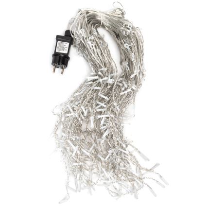 Aigostar - LED Vonkajší vianočný reťazec 300xLED/8 funkcií 15x0,4 m IP44 teplá biela