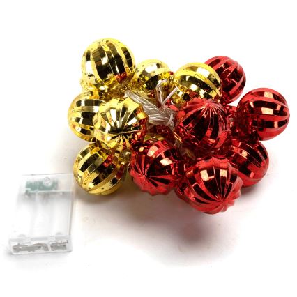 Aigostar - LED vianočný reťazec 20xLED/3xAA 2 m teplá biela