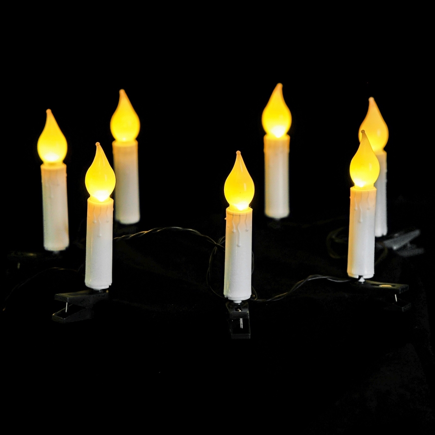 Aigostar - LED vianočný reťazec 25xLED/3xAA 5 m teplá biela