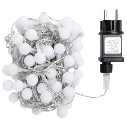 Aigostar - vonkajšia dekoratívna LED reťaz 100xLED/8 funkcií 10m IP44 teplá biela