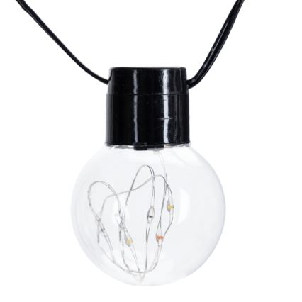 Aigostar - LED vonkajší dekoračný reťaz so 160 LED, 10 m, IP44, teplá biela