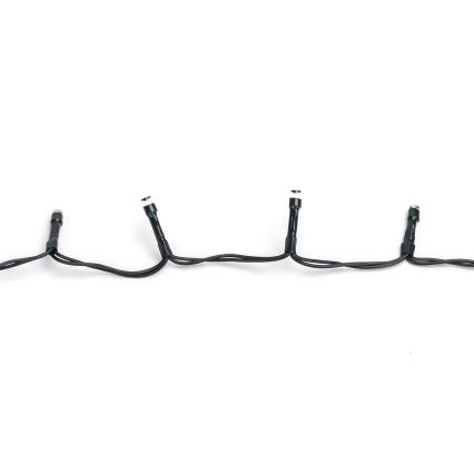 Aigostar - LED vonkajší reťaz 200× LED / 8 funkcií, napájanie 3× AA, dĺžka 10,3 m, IP44, viacfarebný