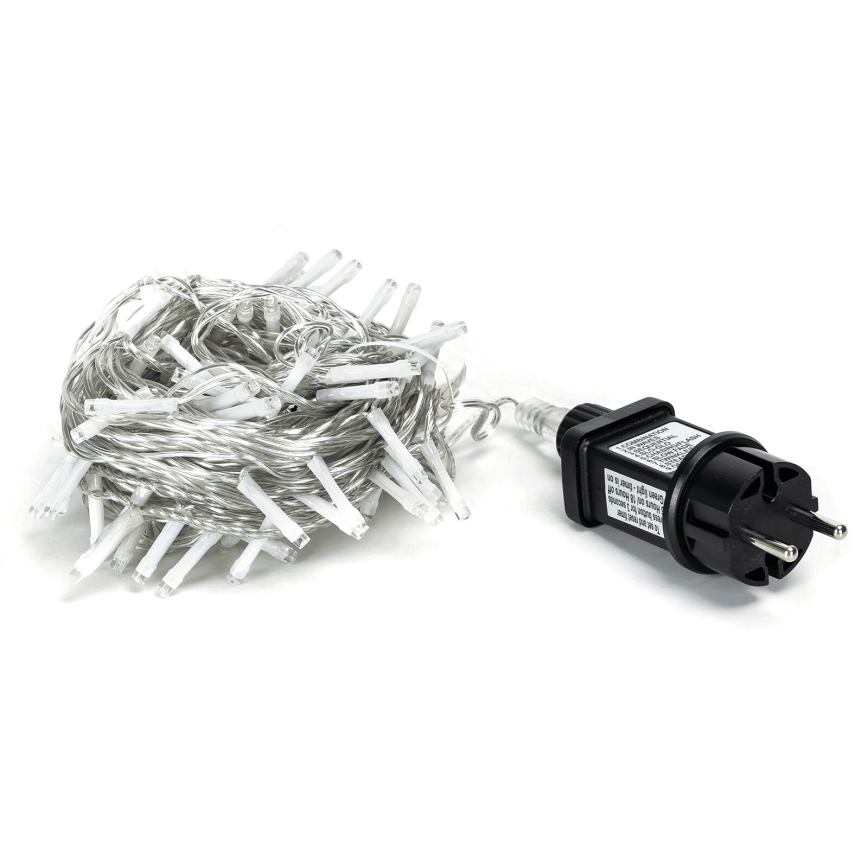 Aigostar - LED vonkajší svetelný reťaz 100xLED/8 funkcií 13m IP44 studená biela