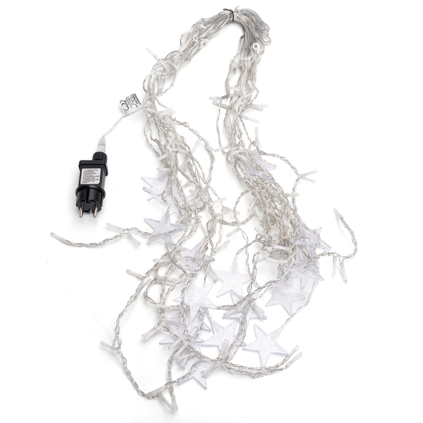 Aigostar - LED vonkajší svetelný reťazec 168xLED/8 funkcií 3x1,5m IP44 teplá biela hviezdy