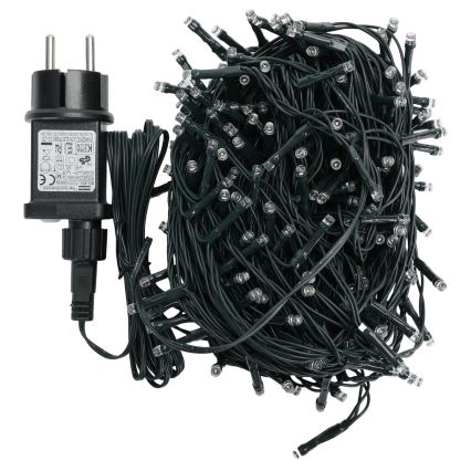 Aigostar - vonkajší LED svetelný reťaz 200xLED/8 funkcií 20m IP44 studená biela