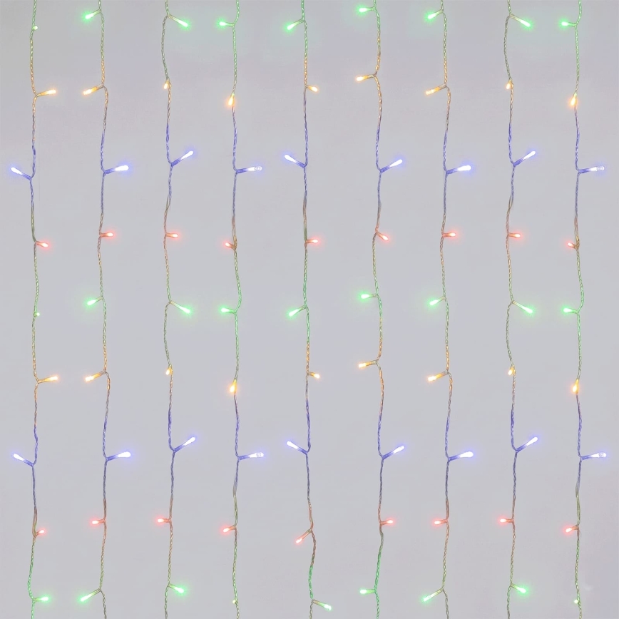 Aigostar - LED vonkajšia vianočná reťaz 120xLED/8 funkcií 3xAA 3,9x1,2m IP44 viacfarebná