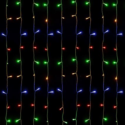 Aigostar - LED Vonkajší vianočný reťaz 234xLED/8 funkcií 1,2x1,8 m IP44 viacfarebný