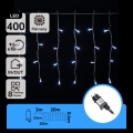 Aigostar - LED Vonkajší vianočný reťaz 400xLED/8 funkcií 20x0,4 m IP44 studená biela
