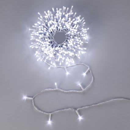 Aigostar - LED vonkajší vianočný reťazec 100xLED 10,3m IP44 studená biela