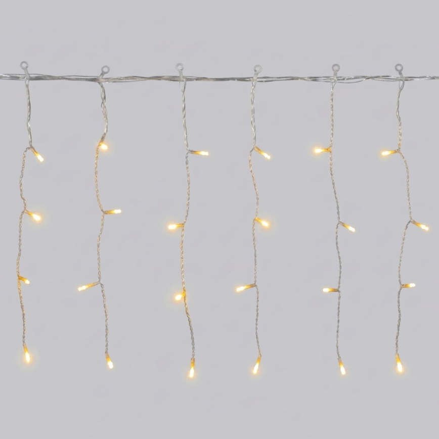 Aigostar - LED Vonkajší vianočný reťazec 100xLED/8 funkcií 8x0,4m IP44 teplá biela