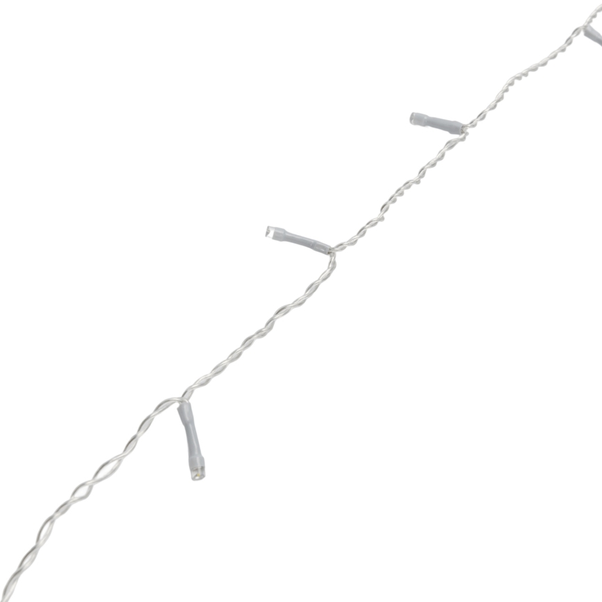 Aigostar - LED vonkajší svetelný reťazec 150xLED/6W/230V/8 funkcií 1,5x1m IP44 studená biela + diaľkové ovládanie