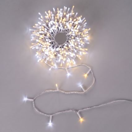 Aigostar - LED vonkajšia vianočná reťaz 200xLED/8 funkcií 23m IP44 teplá biela/studená biela