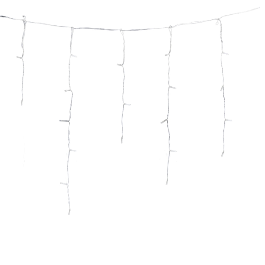 Aigostar - vonkajší LED vianočný reťaz 300xLED/8 funkcií 3xAA 18x0,6 m IP44 teplá biela