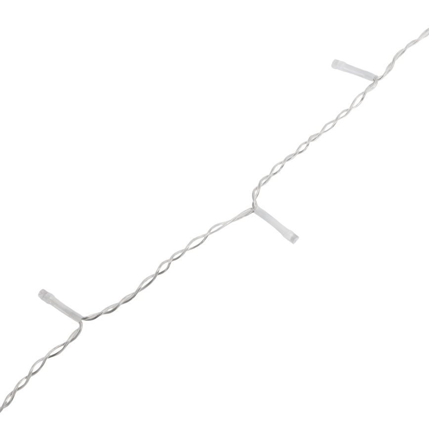Aigostar - vonkajší LED vianočný reťaz 300xLED/8 funkcií 3xAA 18x0,6 m IP44 teplá biela