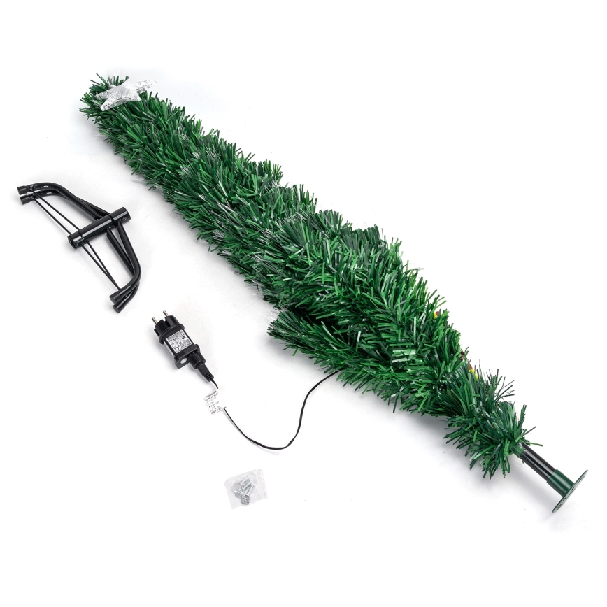 Aigostar - LED vonkajší vianočný stromček 205xLED/8 funkcií 180cm IP44 teplá biela