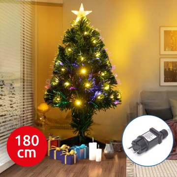 Aigostar - LED Vonkajší vianočný stromček LED/6W/230V 180 cm IP44 teplá biela