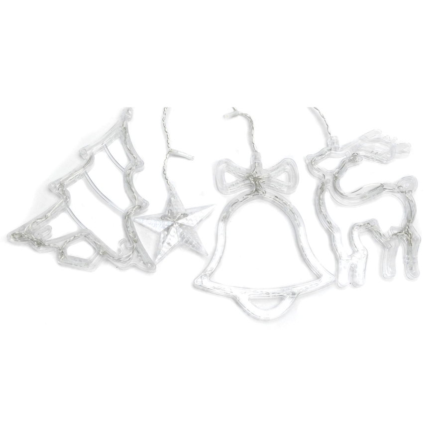 Aigostar - LED Vonkajší vianočný reťaz 120xLED/8 funkcií 3x0,6m IP44 studená biela + diaľkové ovládanie