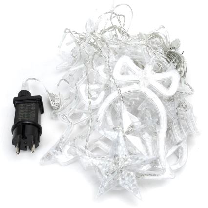 Aigostar - LED Vonkajší vianočný reťaz 120xLED/8 funkcií 3x0,6m IP44 studená biela + diaľkové ovládanie