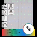 Aigostar - LED Vonkajší vianočný svetelný reťazec 156xLED/8 funkcií 4,2x1,2m IP44 viacfarebný