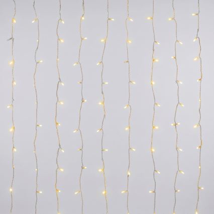 Aigostar - LED vonkajšia vianočná reťaz 192xLED/8 funkcií 3xAA 4,5x1,2m IP44 teplá biela