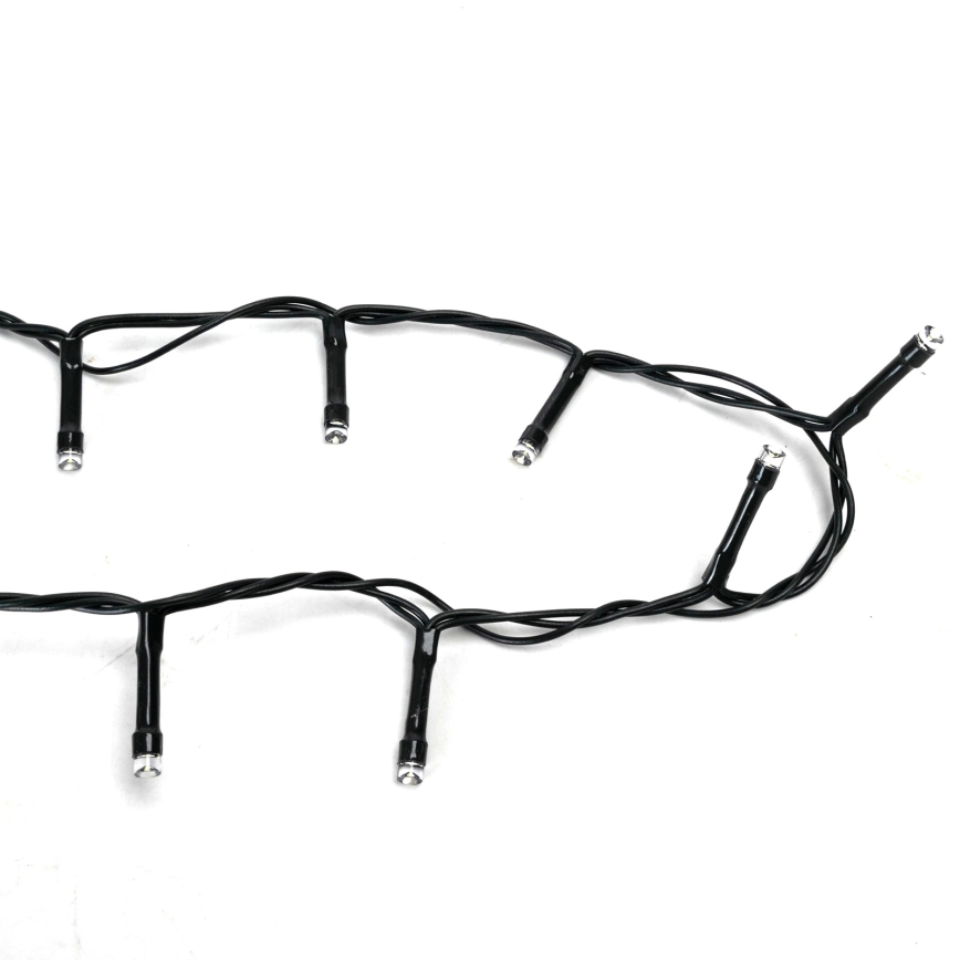 Aigostar - LED Vonkajší vianočný reťaz 400xLED/8 funkcií 4xAA 20,3 m IP44 teplá biela