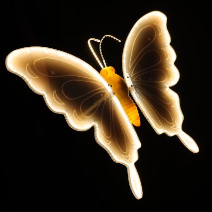 Aigostar - LED vonkajšia dekorácia 306xLED IP44 teplá biela motýľ