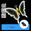 Aigostar - LED Vonkajšia dekorácia 372xLED IP44 studená biela motýľ