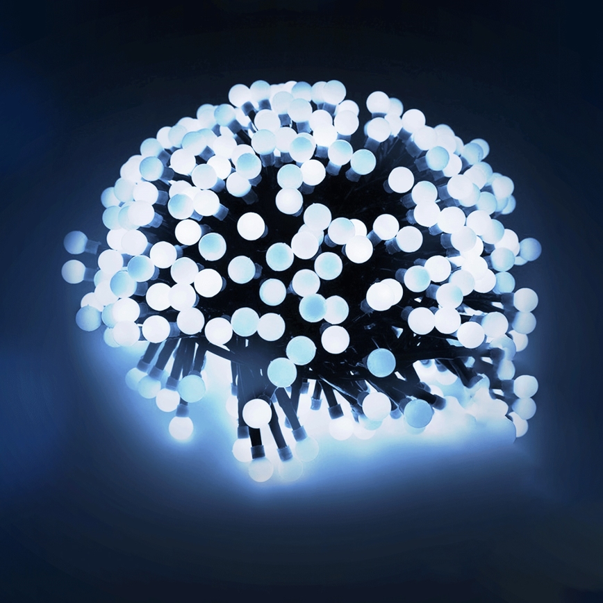 Aigostar - Vonkajší LED dekoratívny svetelný reťazec 100xLED/8 funkcií 10 m IP44 studená biela