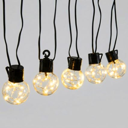 Aigostar - LED vonkajšia dekoratívna reťaz 80xLED/8 funkcií 5m IP44 teplá biela