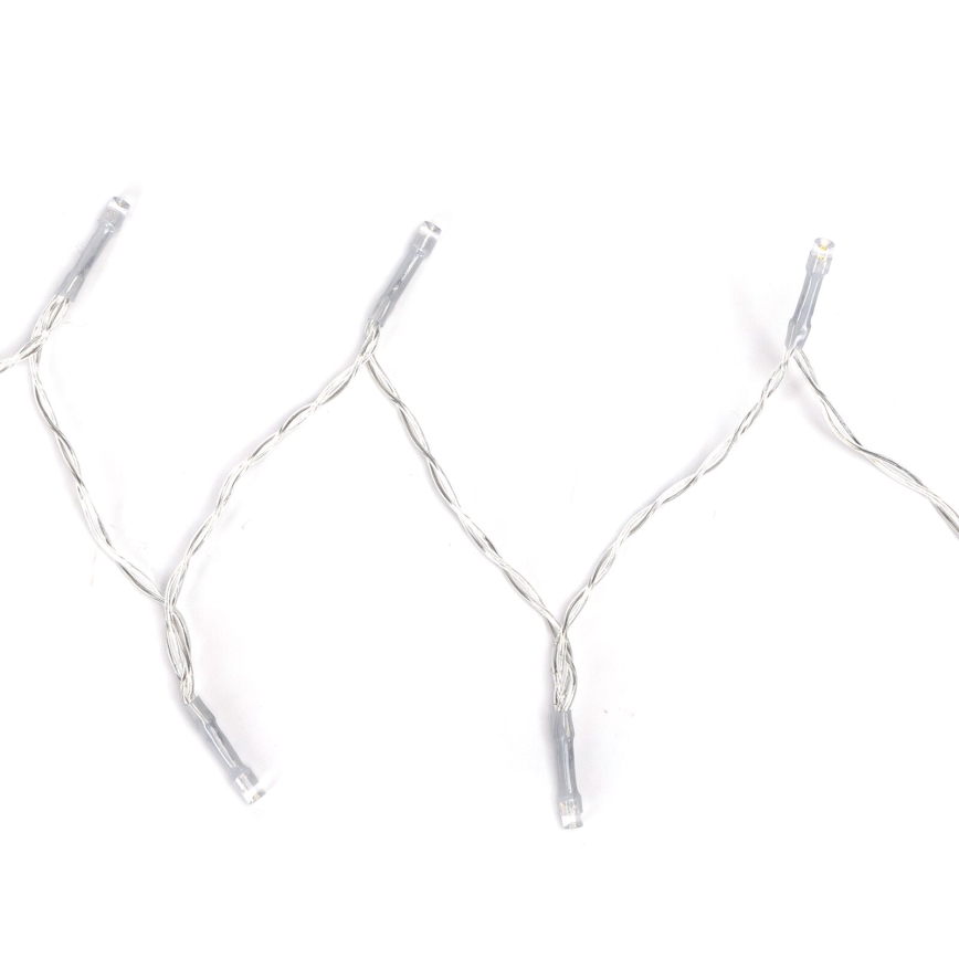 Aigostar - LED vonkajšia svetelná reťaz 50×LED/8 režimov, 3×AA, 5,3 m, IP44, viacfarebná