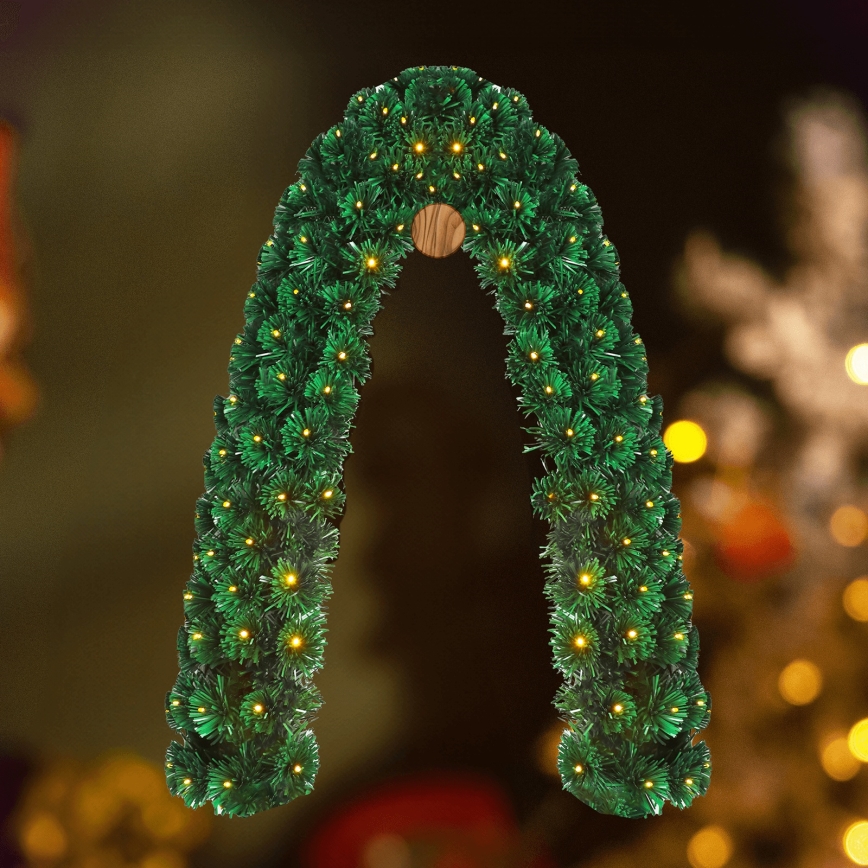 Aigostar - LED Vonkajšia vianočná dekorácia 112xLED/3,6W/230V 2m IP44 teplá biela