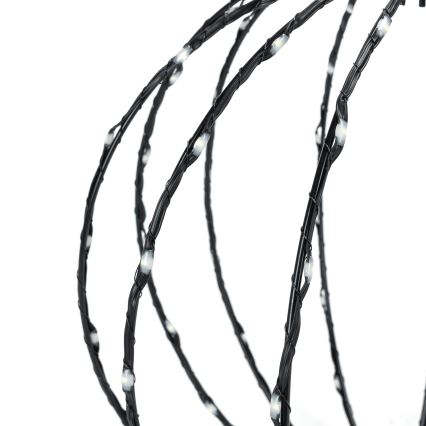 Aigostar - LED Vonkajšia vianočná dekorácia 177xLED/3,6W/230V 60 cm IP44 teplá biela