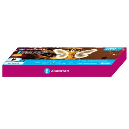 Aigostar - LED vonkajšia dekorácia 246xLED/9W/230V 42 cm IP44 motýľ/studená biela