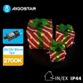 Aigostar- LED Vonkajšia vianočná dekorácia 3,6W/31/230V 2700K 20/25/30cm IP44 darčeky